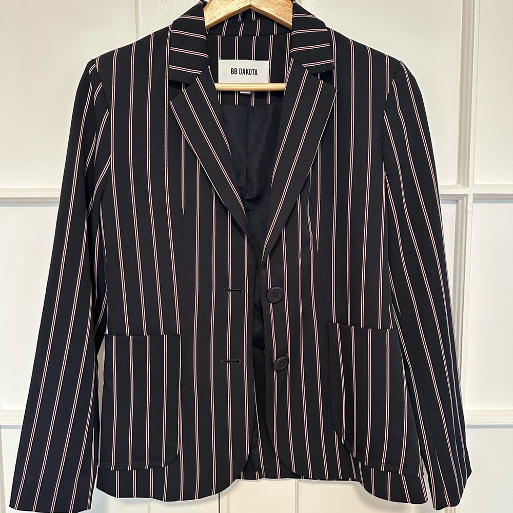 BB Dakota Striped Blazer